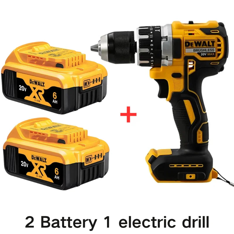 Dewalt DCD796 2000RPM Cordless Electric Drill Brushless Driver Adjustable Speed Impact Hand Drill Rechargeable Power Tools